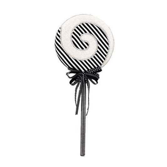 December Diamonds Witchery 24" Black/White Swirl Lollipop Pick