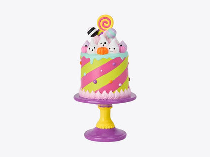 12" Resin Halloween Carnival Cake
