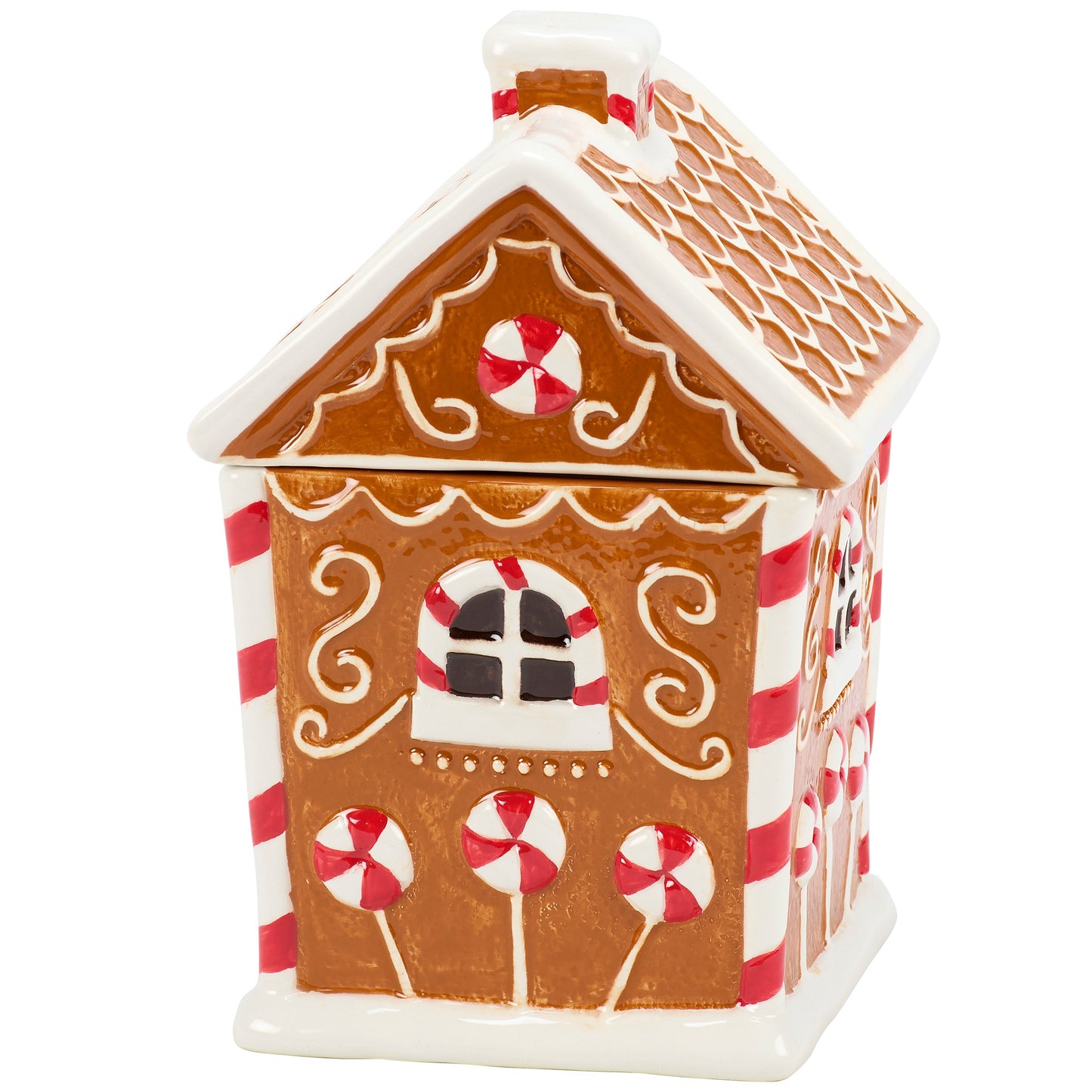 9" Gingerbread House Cookie Jar