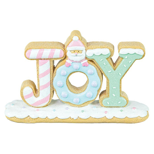 Santa's Sweet Shoppe Collection - 5" Candied Christmas Confections Joy Pastry Tabletop