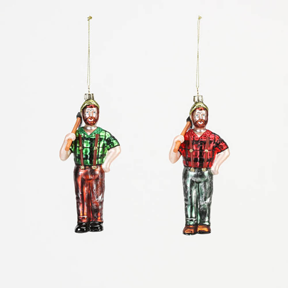 Lumberjack Ornament 6"