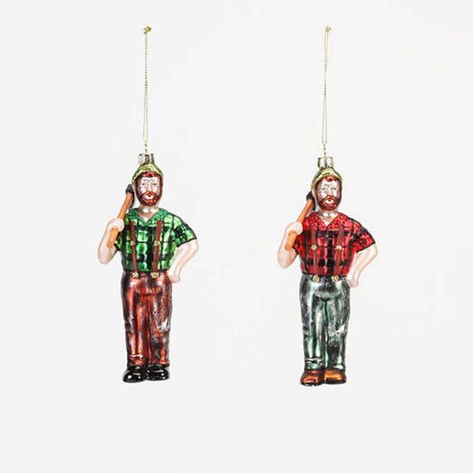 Lumberjack Ornament 6"