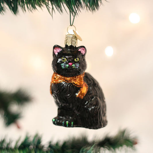 Old World Christmas Halloween Kitty Ornament