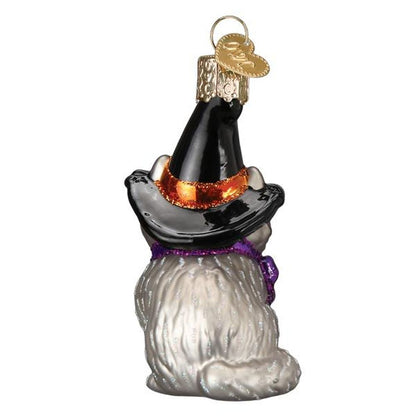 Old World Christmas Witch Kitten Ornament