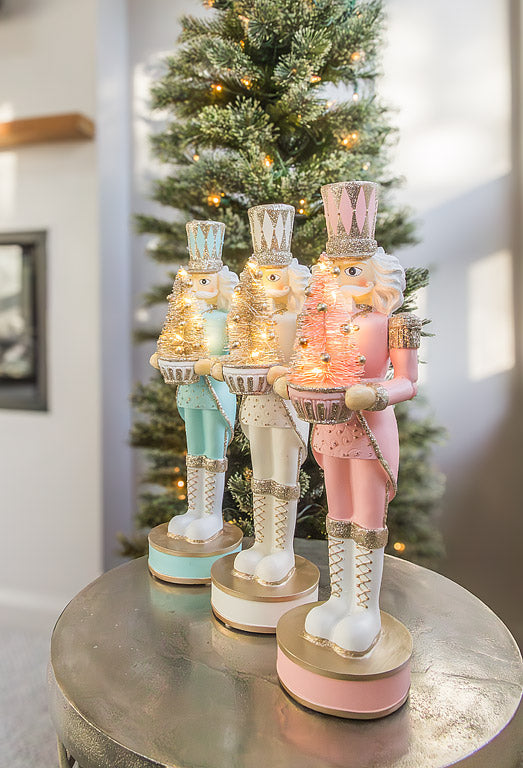 Santa's Sweet Shoppe Collection - 15" Nutcracker with LED Tree