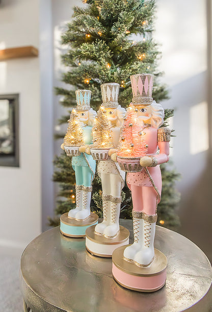 Santa's Sweet Shoppe Collection - 15" Nutcracker with LED Tree