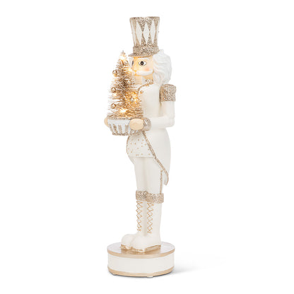 Santa's Sweet Shoppe Collection - 15" Nutcracker with LED Tree