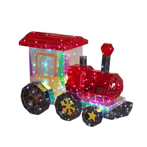 Iridescent LED 24" Christmas Holiday Train LED lights