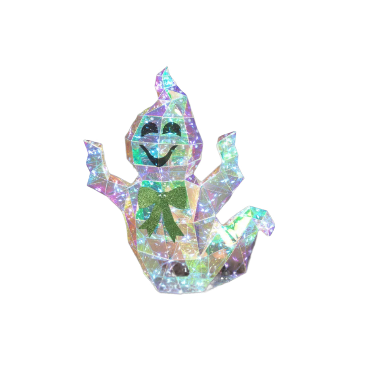 18" LED IRIDESCENT GHOST WITH BOW