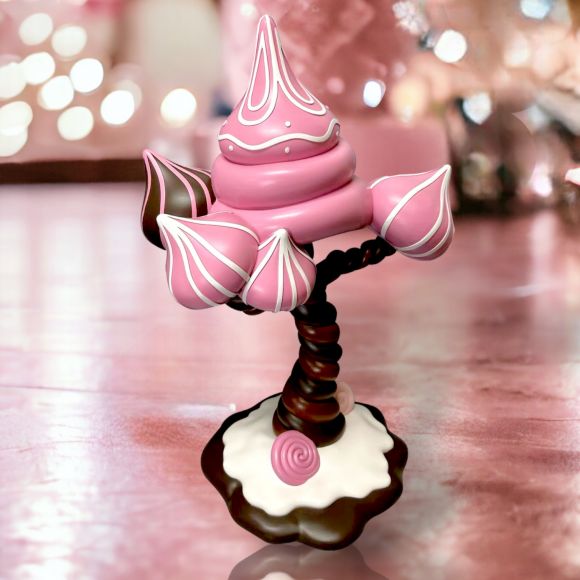 December Diamonds Candy Towne 22" Pink Ice Cream Swirl Tree