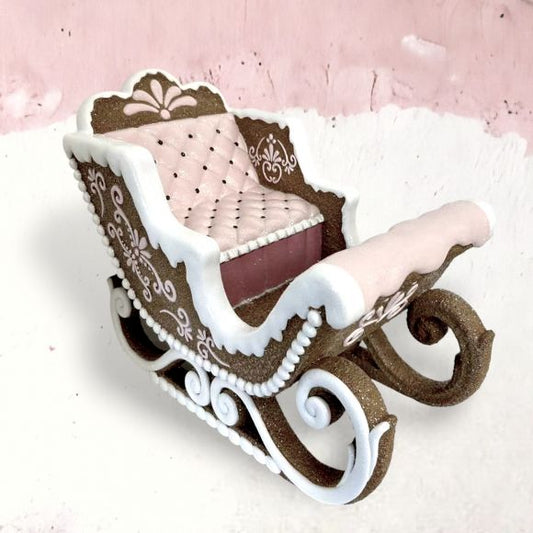 December Diamonds Gingerbread Village 25 Inch Gingerbread Sleigh