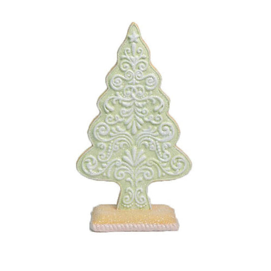 December Diamonds Santas Cookie Factory Green Gingerbread Tree, Medium