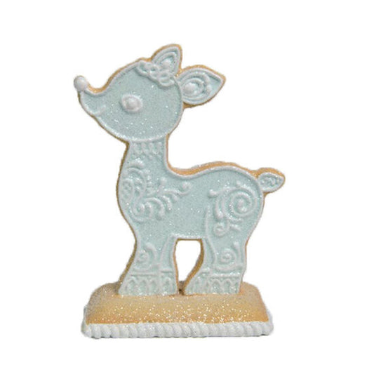 December Diamonds Santas Cookie Factory Blue Cookie Reindeer