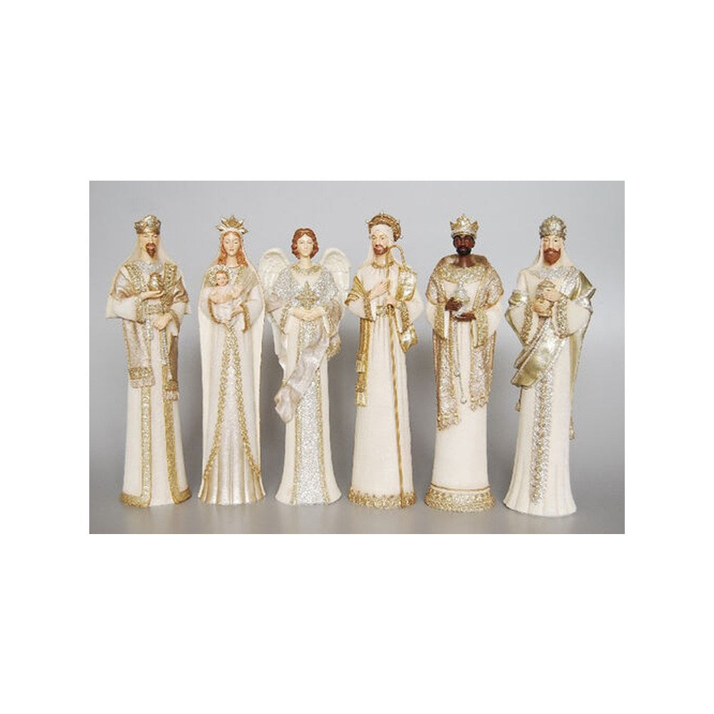 December Diamonds Set of 6 Nativity Figures