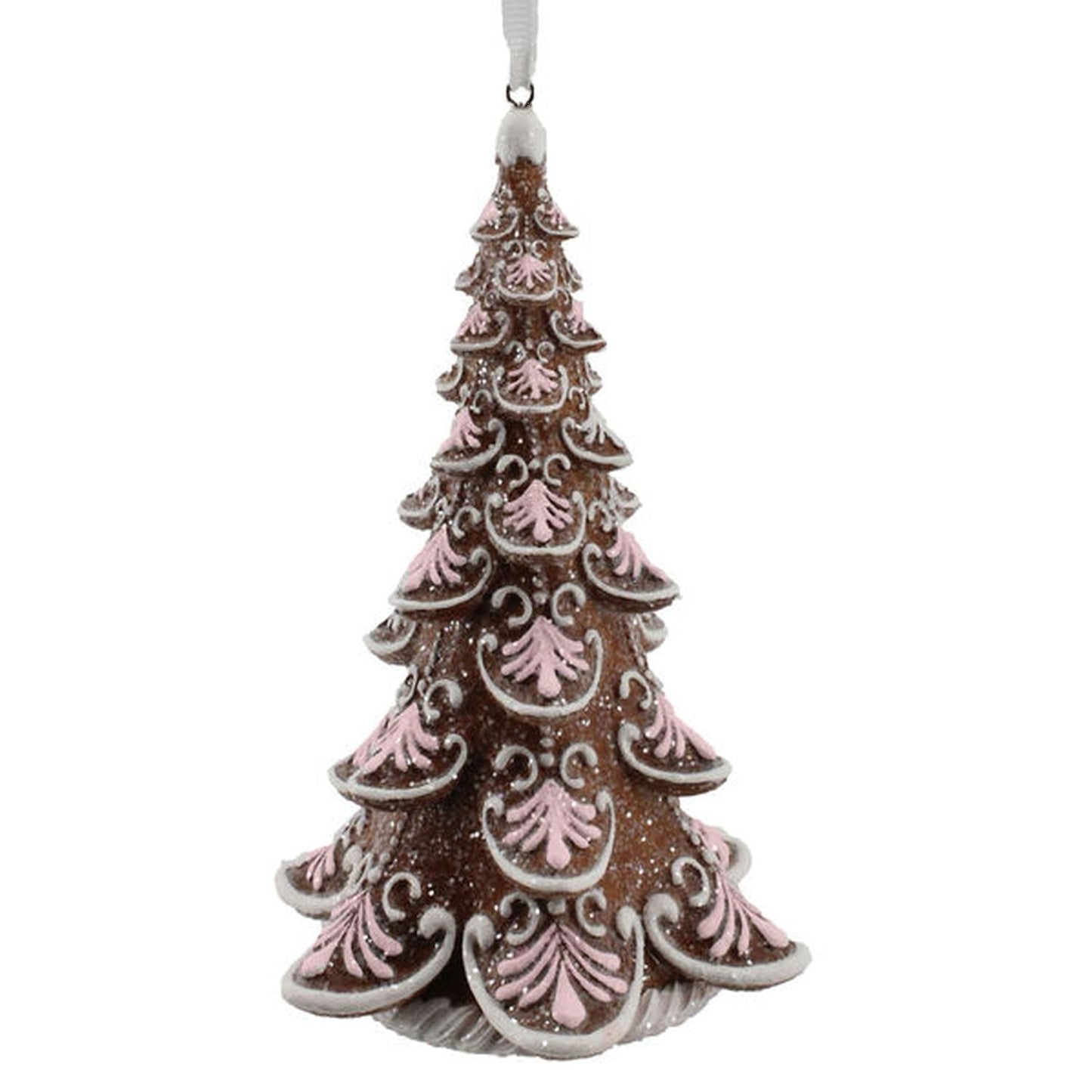 December Diamonds Gingerbread Sweet Shoppe Gingerbread Tiered Tree Ornament