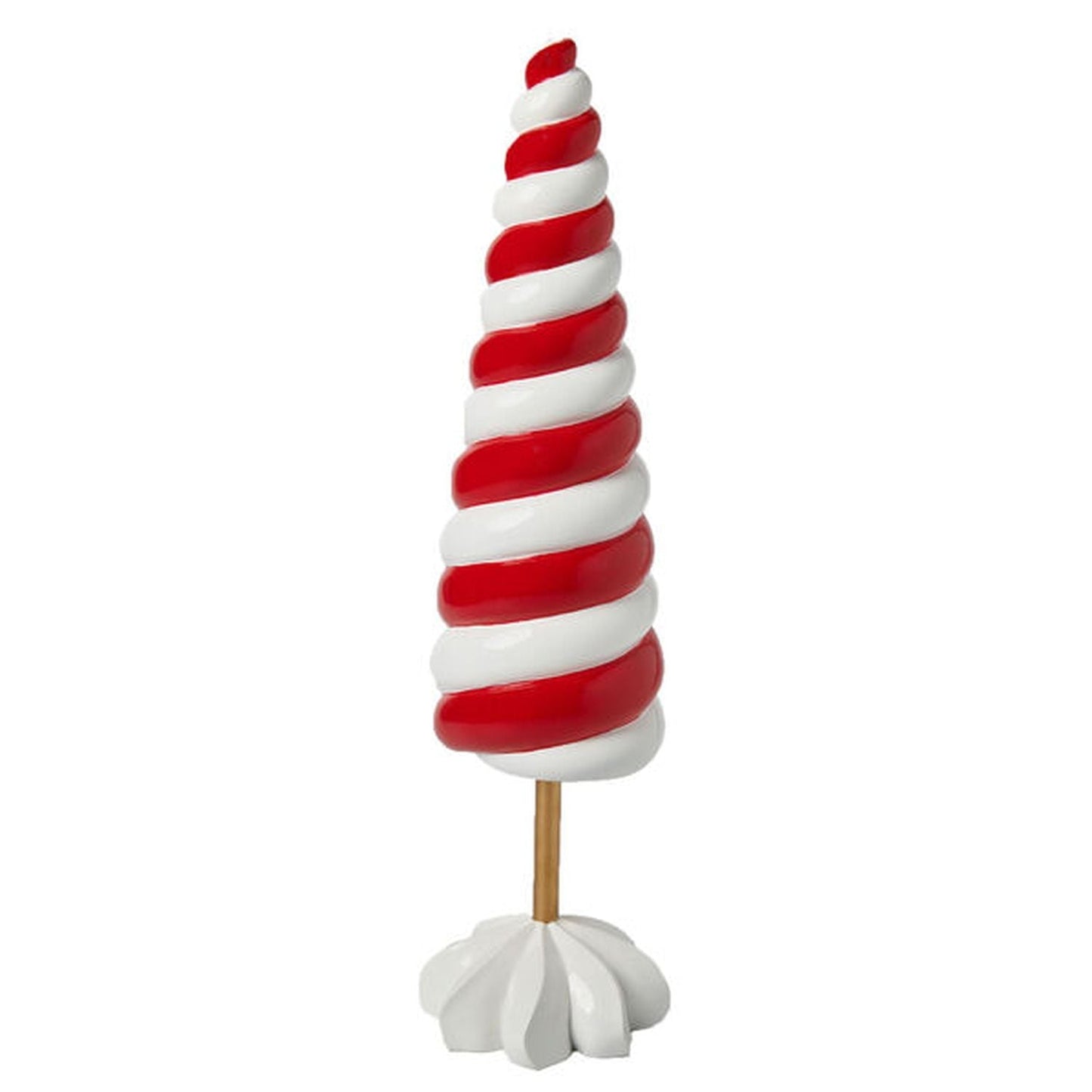 December Diamonds Candy Cane Lace Candy Swirl Tree