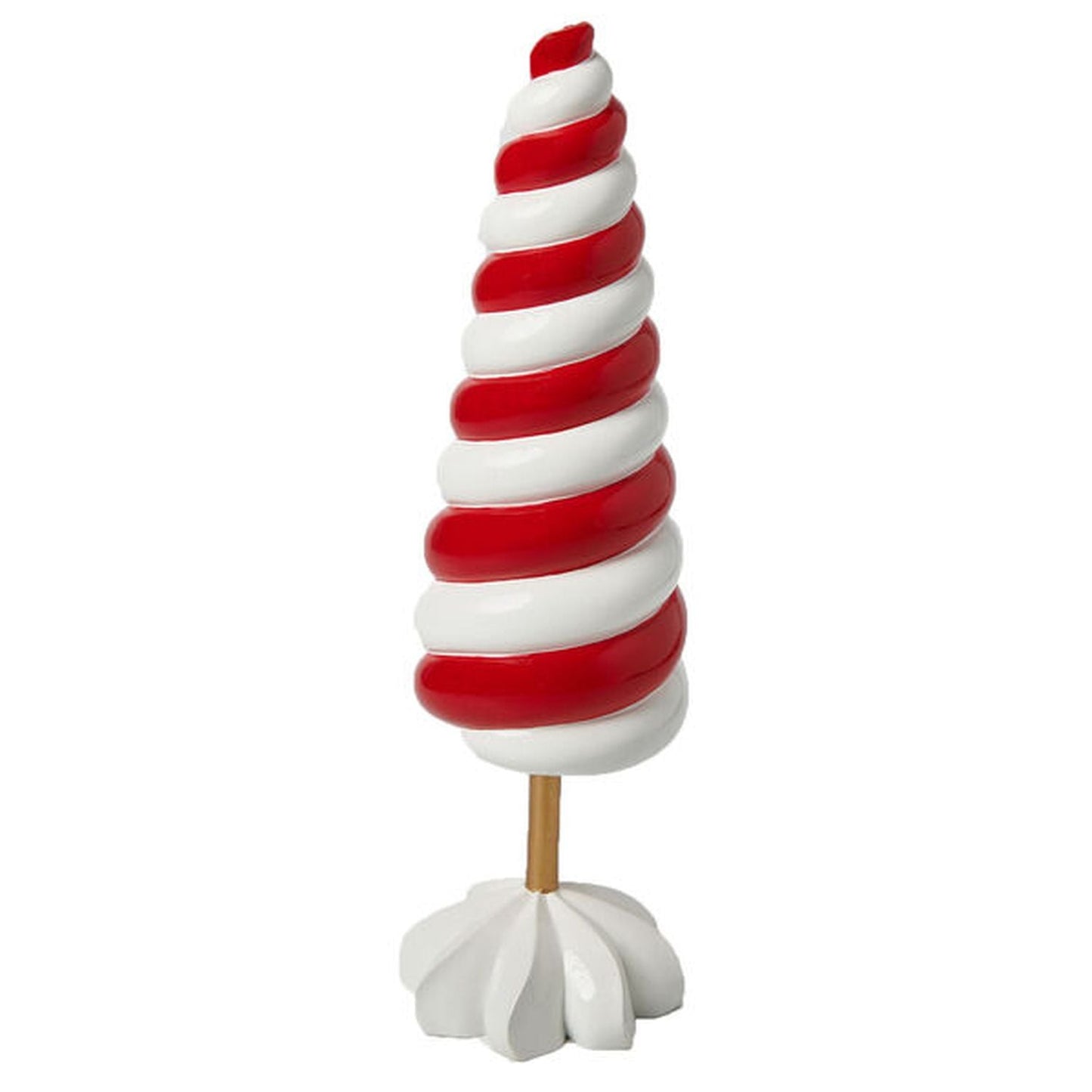 December Diamonds Candy Cane Lace Candy Swirl Tree