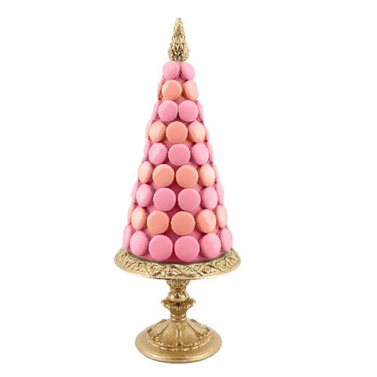 December Diamonds Spring Confections 18" Pink/Orange Macaron Tree.