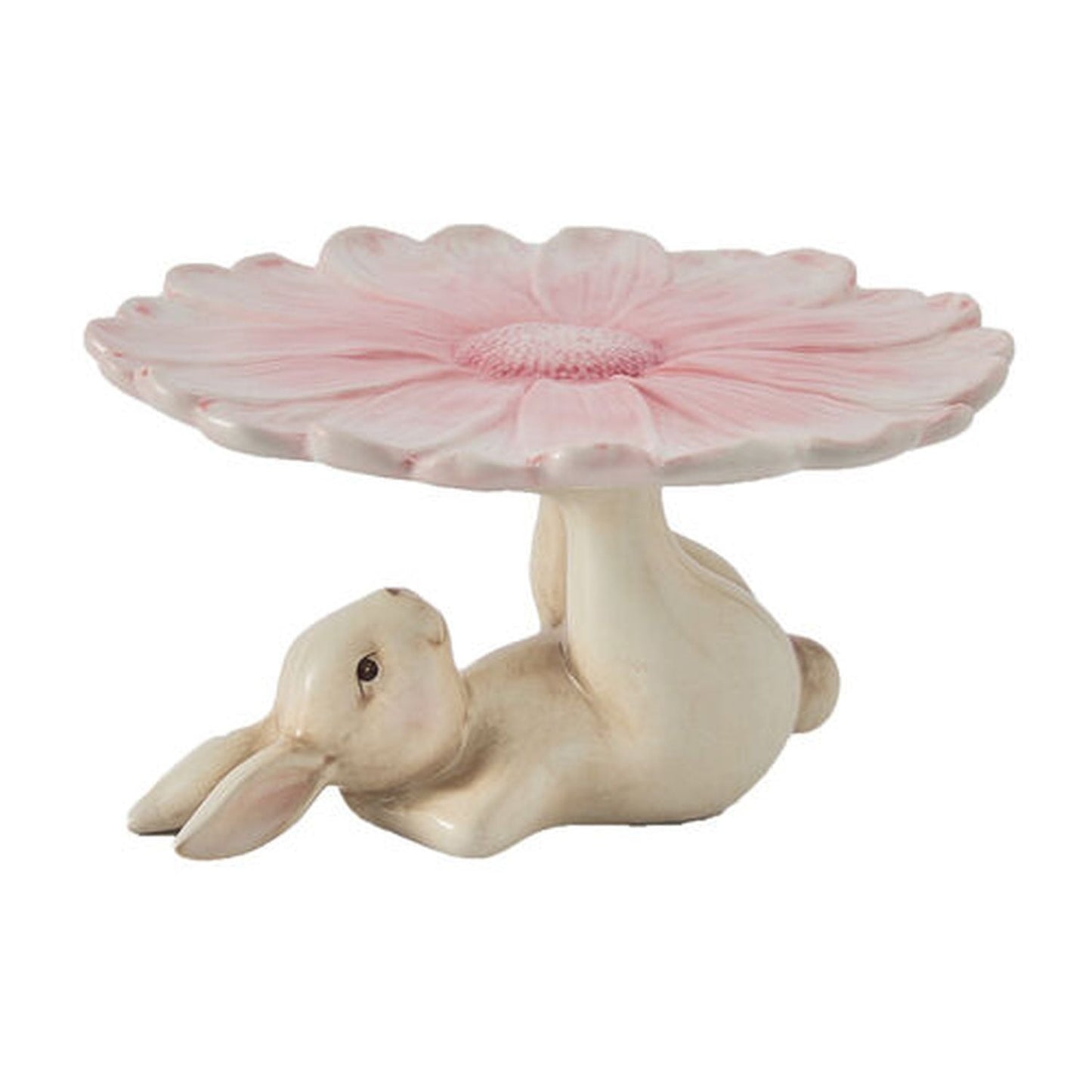 December Diamonds Spring Confections 8" Bunny On Back Dessert Server