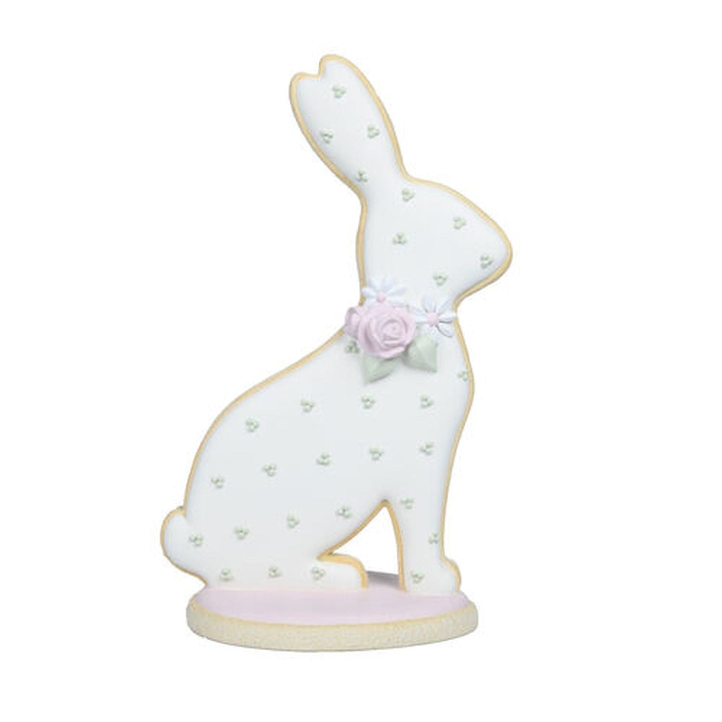 December Diamonds Cotton Candy Land 14" Cookie Cut Out Bunny Standing