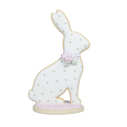 December Diamonds Cotton Candy Land 14" Cookie Cut Out Bunny Standing