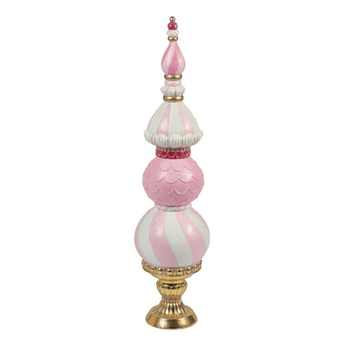 December Diamonds Nutcracker Sweet Shoppe 37In Pink Entry Topiary