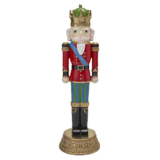 December Diamonds Christmas Carousel 16" Colonal Nutcracker