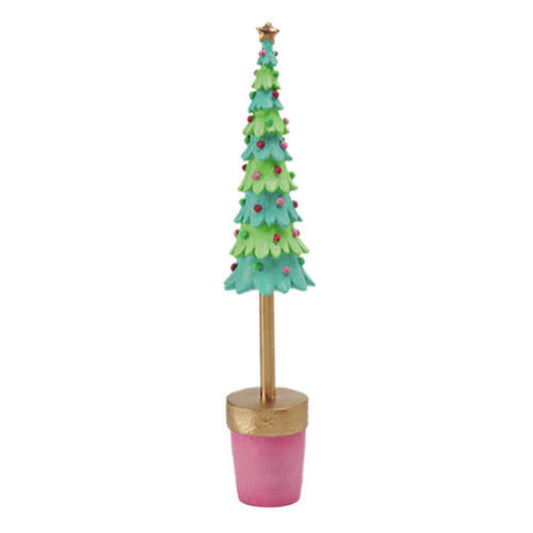 December Diamonds North Pole Sweet Shoppe Slim Tree In Pink Base