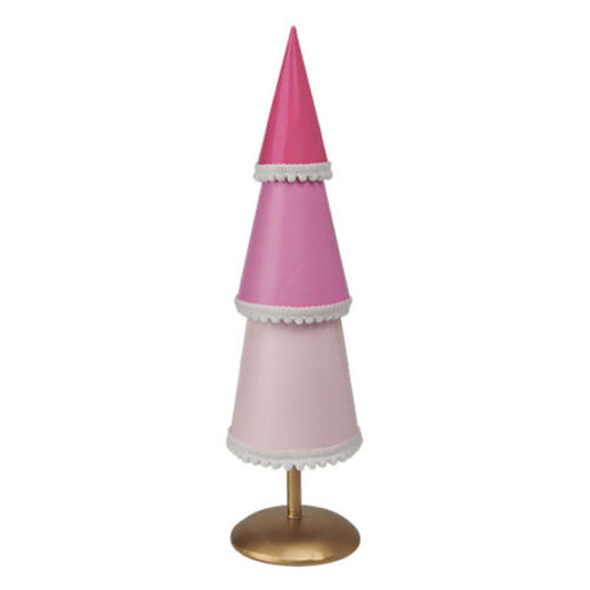 December Diamonds North Pole Sweet Shoppe Pink Metal Pom Pom Tree