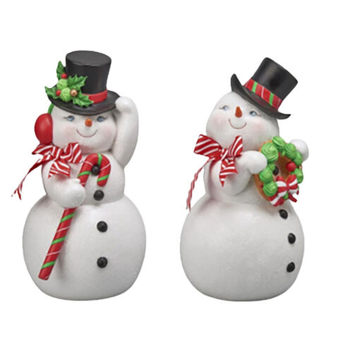 Christmas Carousel Collection Sprinkles Set Of 2 Assortment 12" Jolly Snowman Couple