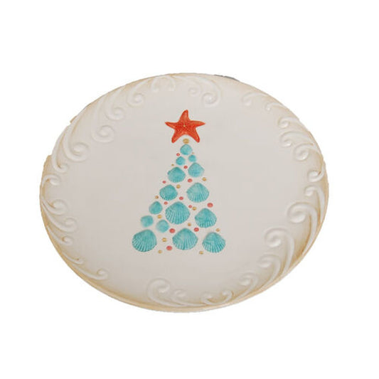 December Diamonds Calm Shores 10" Shell Tree Plate