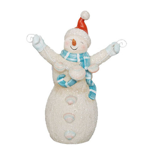 December Diamonds Calm Shores Snowman With Shells