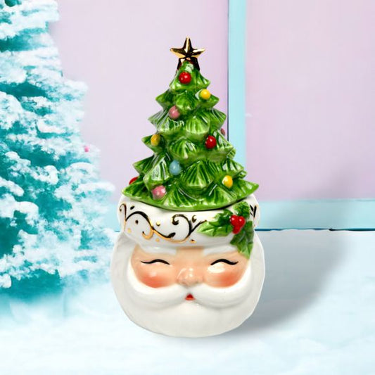 December Diamonds Retro Santa/Tree Salt & Pepper Set