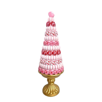 16" Valentine's Cupid Macaron Tower