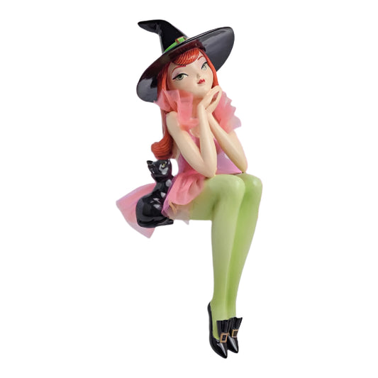 Halloween Summerween Carnival 23" Shelf Sitting Witch