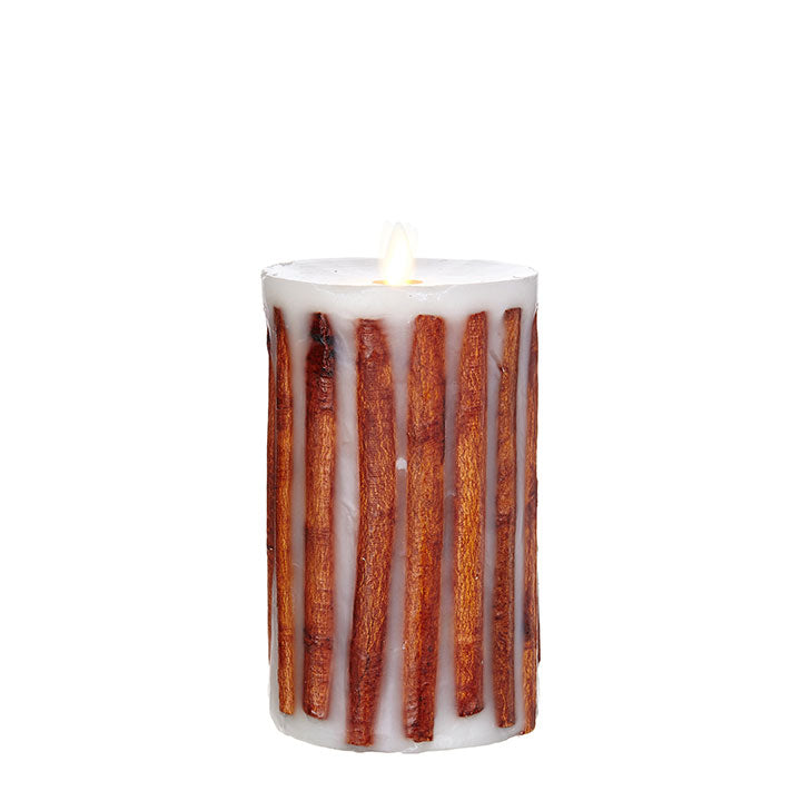 Raz Imports Moving Flame Cinnamon Stick Candle