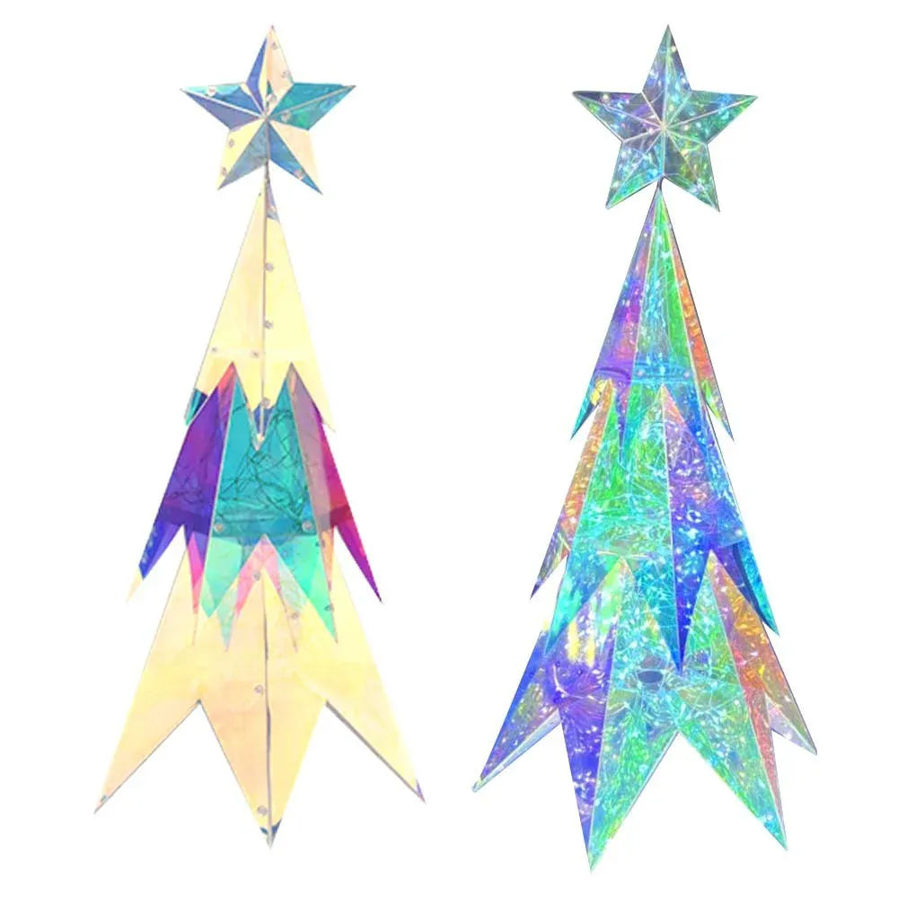 20.8" Iridescent LED Prismatic Tree