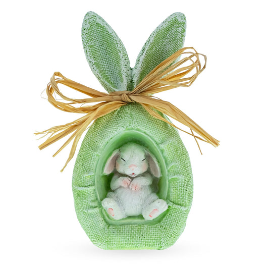 6.2" Cradled Bunny Figurine