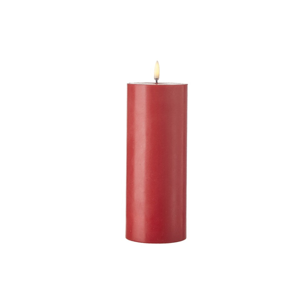 Raz Imports Uyuni Candles Red Pillar Candle