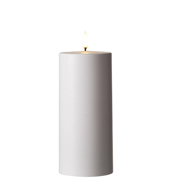 Raz Imports 2022 Candles Outdoor White Pillar Candle