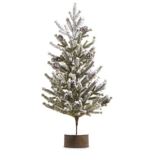 Raz Imports 2023 Vintage Farmhouse Flocked Tree