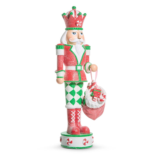 24" Candy Cane Lane Nutcracker with Giftbag