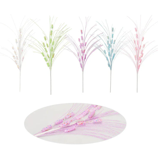 Santa's Sweet Shoppe Collection -  27" Candy Glittered Pick