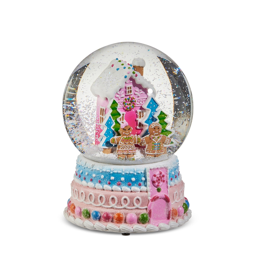 6.5" Gingerbread House Water Globe