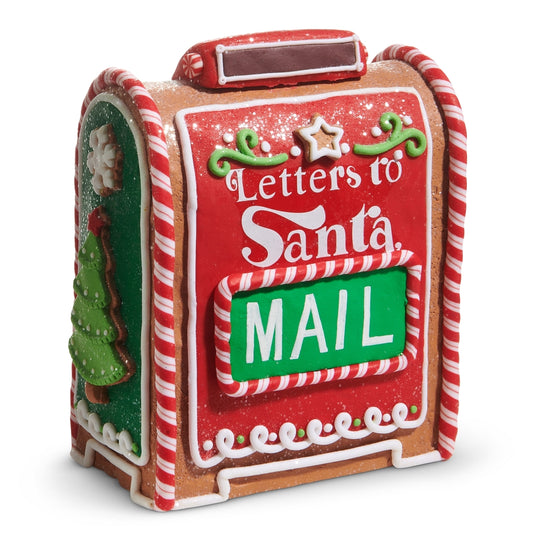8" Gingerbread Mail Box