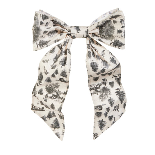 Royal Court Collection - 18" Through the Woods Wired Clip-On Bow
