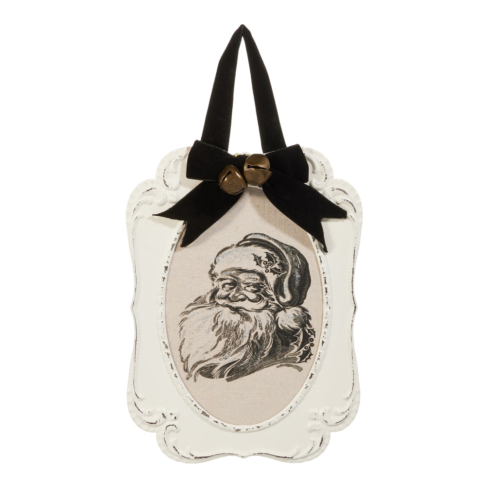 Royal Court Collection - 12" Santa Embossed Wall Art