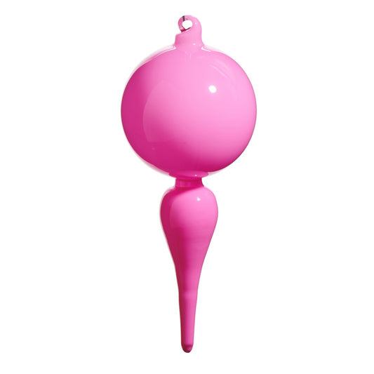 Santa's Sweet Shoppe Collection - 8" Bright Pink Finial Ornament