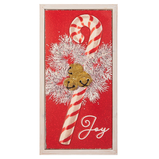 28" The Magic of Christmas Candy Cane Wall Decor