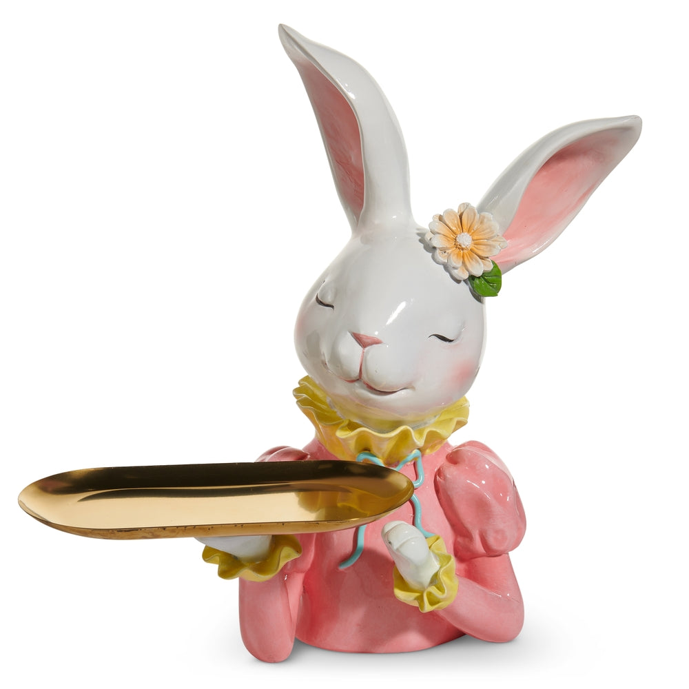 11.75" Bunny Table Top Butler